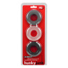 Hünkyjunk by Oxballs Lot de 3 cockrings Huj Dark